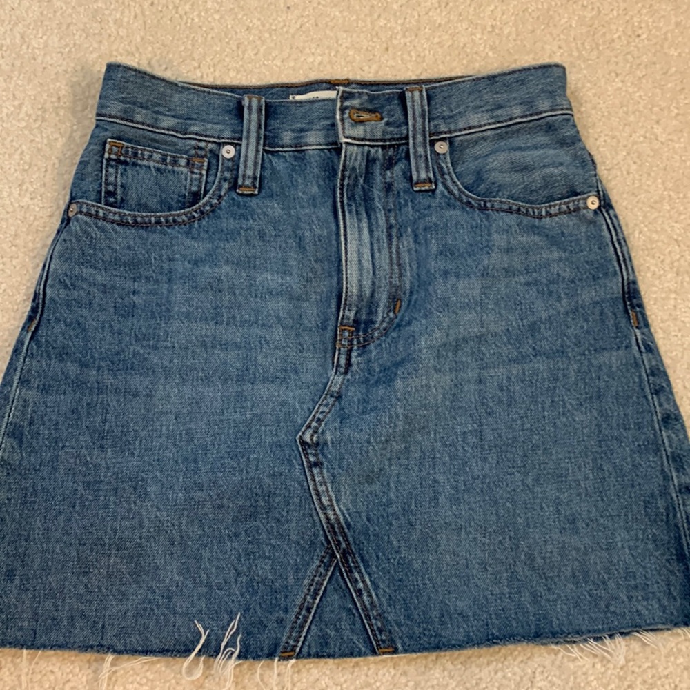 madewell women’s jean skirt